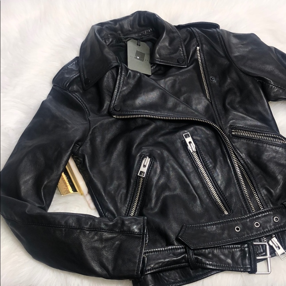 ALL SAINTS BALFERN BIKER JACKET 0